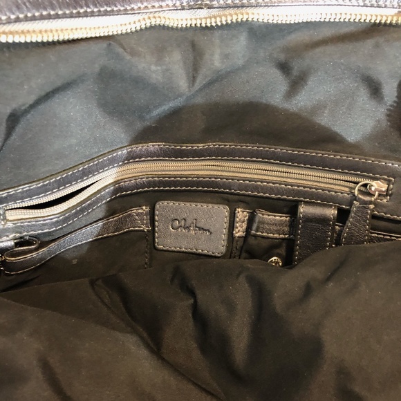 Cole Haan Gun Metal Gray leather purse - Picture 4 of 6